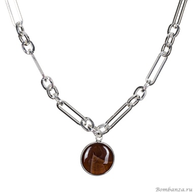 Колье Fiore Luna, COFFE AGATE